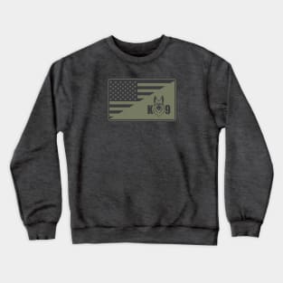 K9 US Flag Subdued Patch Crewneck Sweatshirt